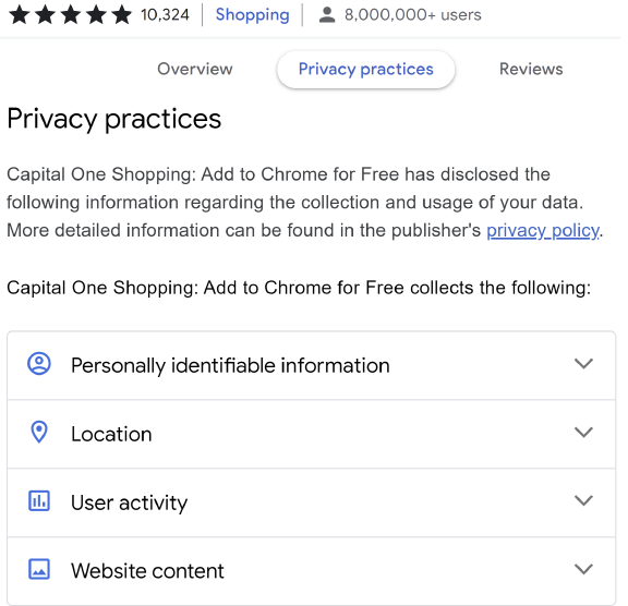 Inconsitency Detection in Browser Extension Privacy Practices